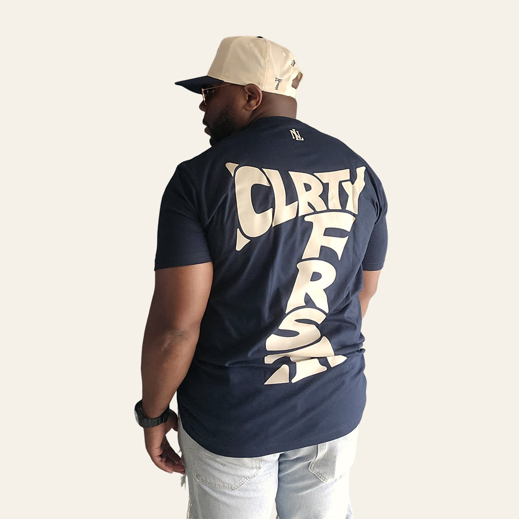 Blue CLRTY FRST 7 Tee