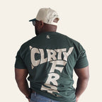 Green CLRTY FRST 7 Tee