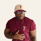 Maroon CLRTY FRST 7 Tee