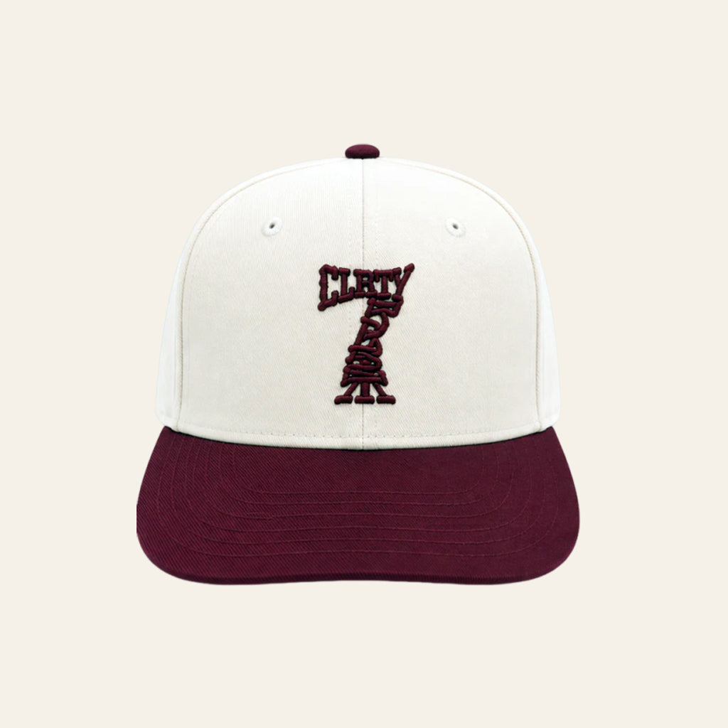 CLRTY FRST SNAPBACK MRN/CREAM