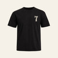 Black CLRTY FRST 7 Tee