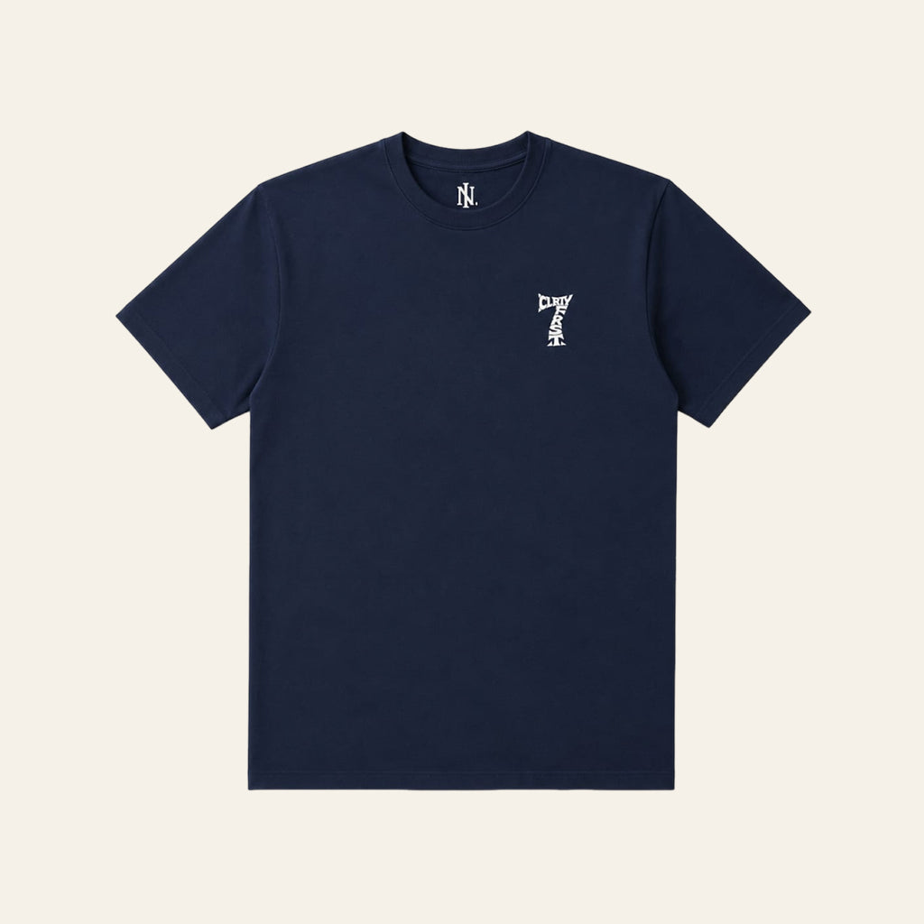 Blue CLRTY FRST 7 Tee