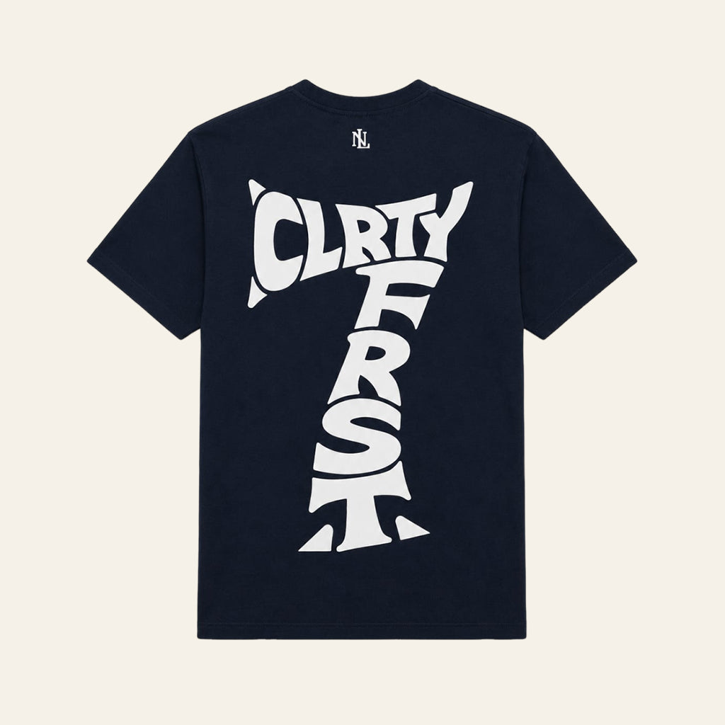 Blue CLRTY FRST 7 Tee