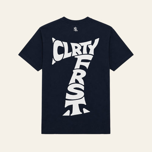 Blue CLRTY FRST 7 Tee