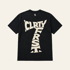 Black CLRTY FRST 7 Tee