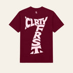 Maroon CLRTY FRST 7 Tee