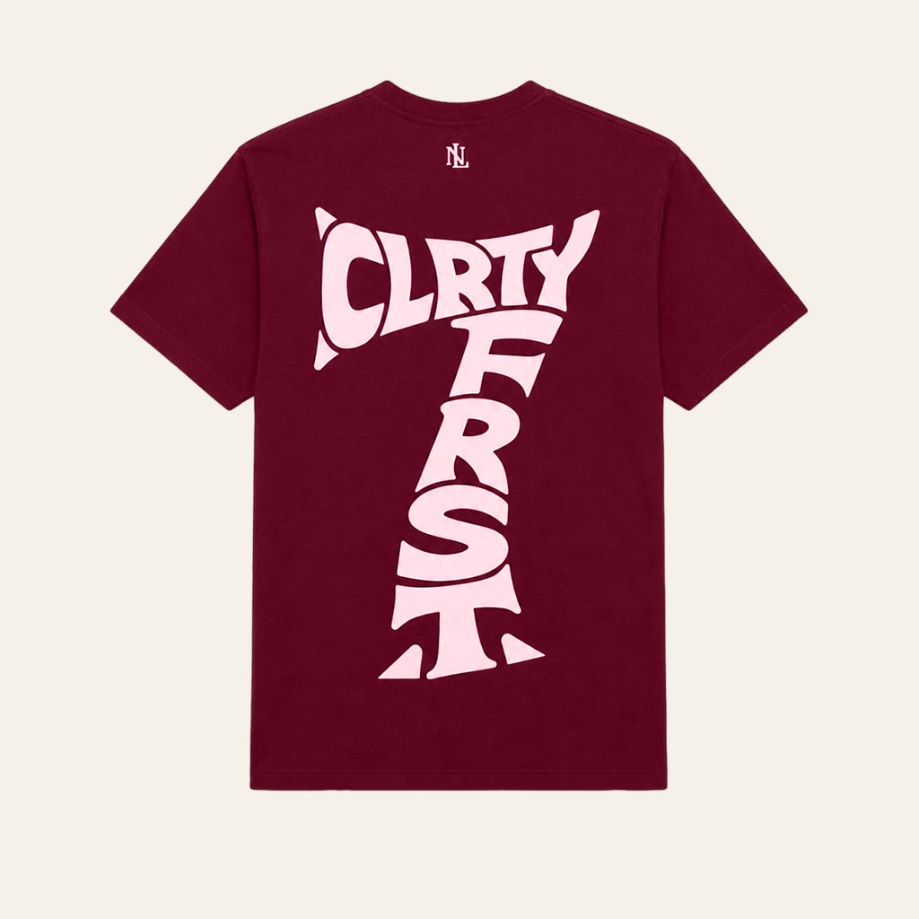 Maroon CLRTY FRST 7 Tee