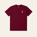 Maroon CLRTY FRST 7 Tee