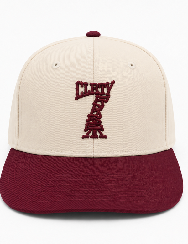CLRTY FRST SNAPBACK MRN/CREAM